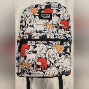 NWOT SONIC THE HEDGEHOG BACKPACK WITH MATCHING LUNCH BAG - Multicolor